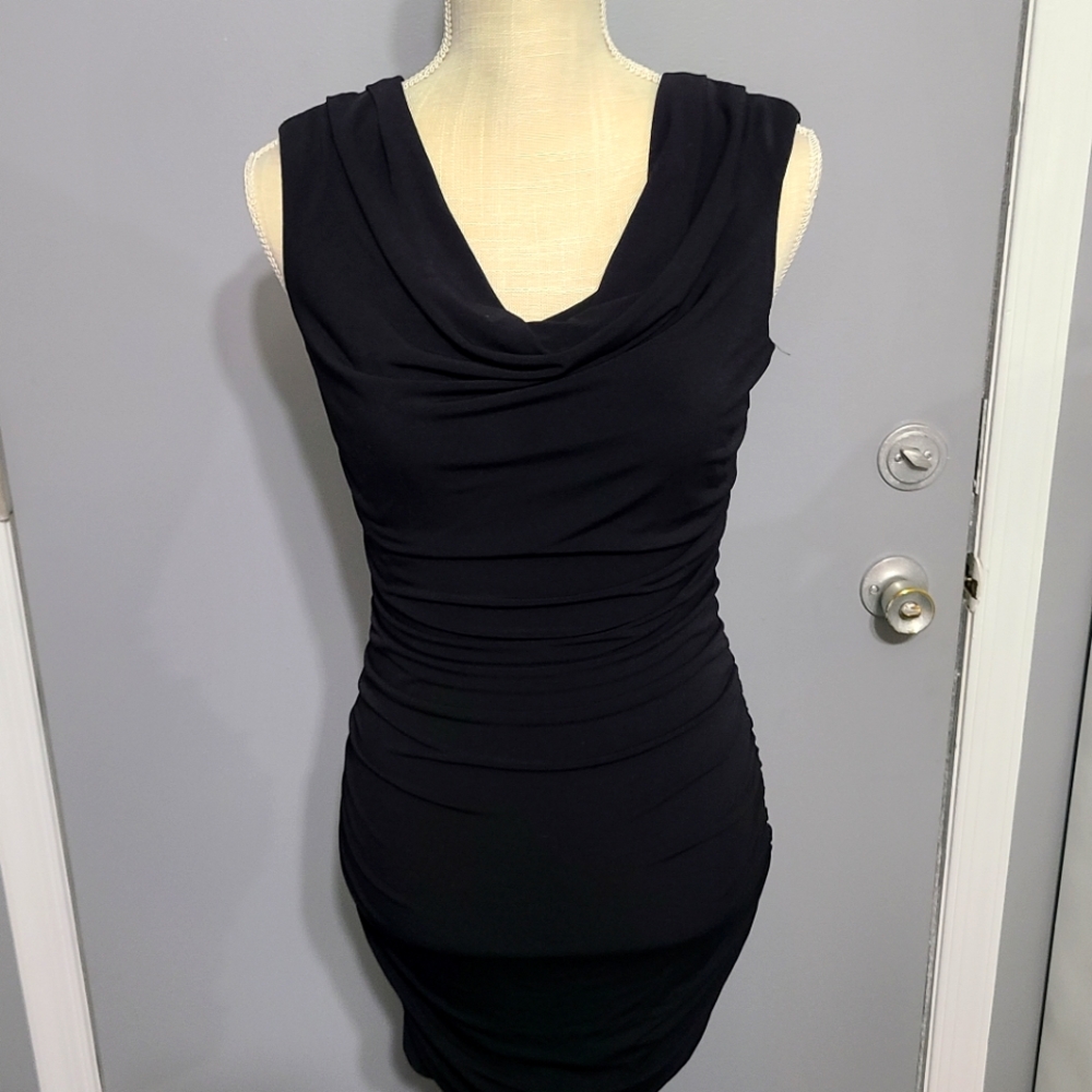 Black cocktail dress